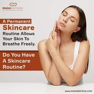 Read more about the article A permanent skincare routine allows your skin to breathe freely. Do you have a skincare routine?
 If you don’t, we can help you build one.