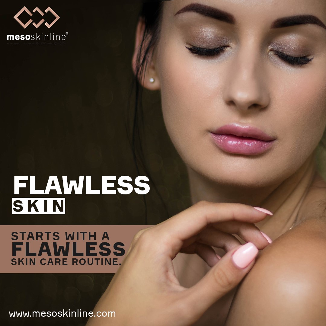 Read more about the article Flawless Skin
 Starts with a flawless skincare routine.
 #makeup #beauty #beautiful #makeuplover #makeupaddict #mesotherapy #antiaging #MondayMotivati…