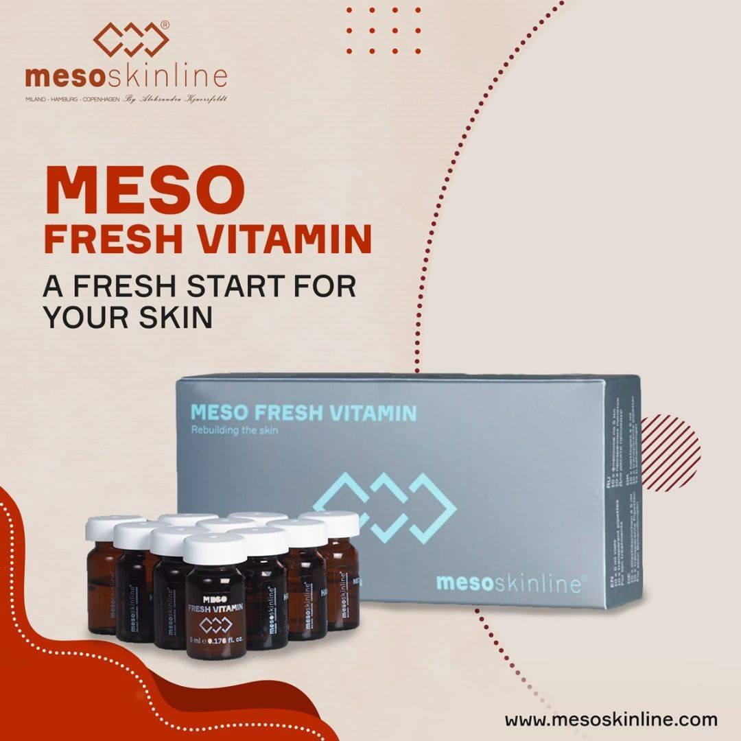 Read more about the article MESO FRESH VITAMIN
 Revive the skin
 MESO FRESH VITAMIN is both gentle and effective and is suitable for multiple skin types, damage and signs of agei…