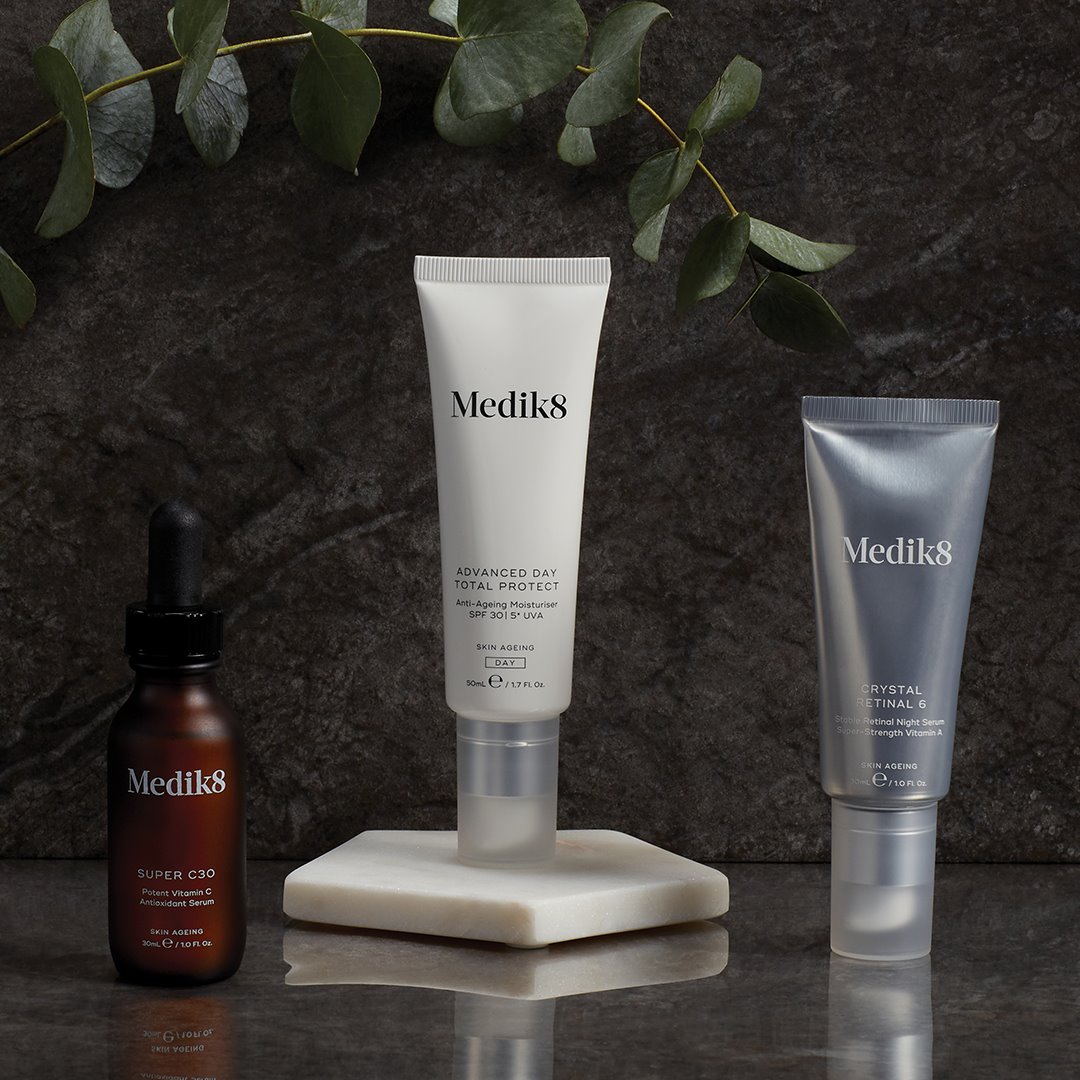 VIT C & SUNSCREEN BY DAY, VIT A BY NIGHT. The Medik8 #CSAPhilosophy is fast beco...